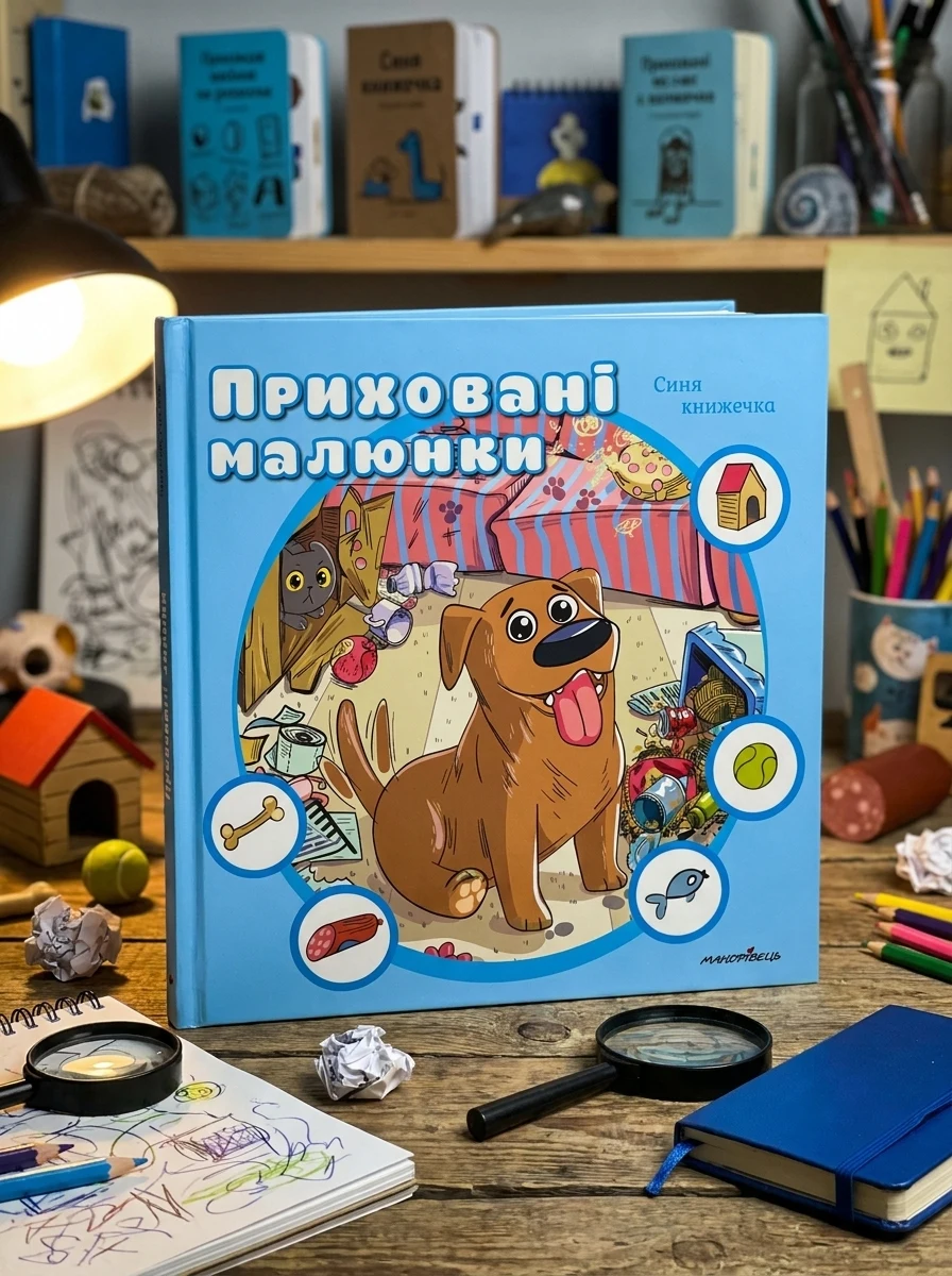 Приховані малюнки: Синя книжечка, — Комікси та манґи
