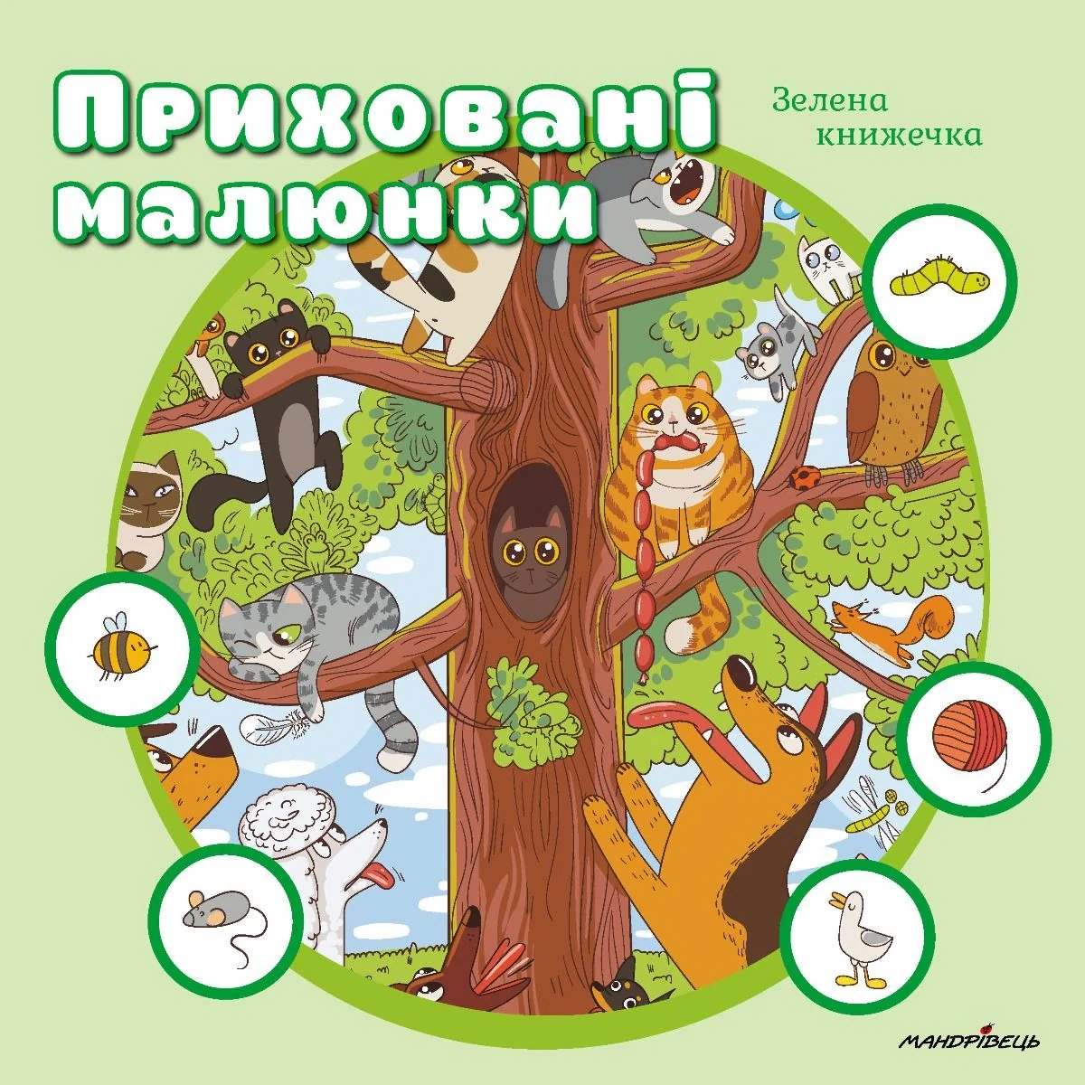 Приховані малюнки: Зелена книжечка,