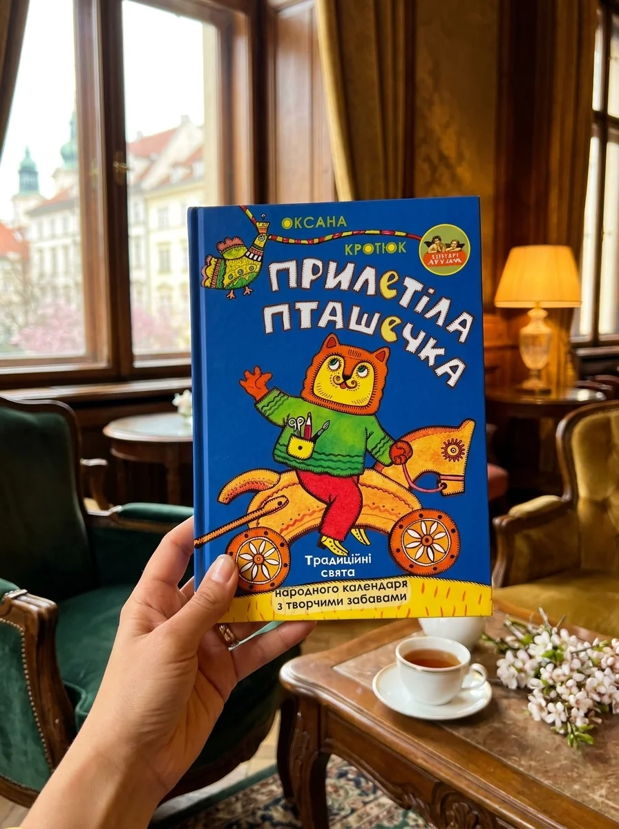 Прилетіла пташечка — Оксана Кротюк, обкладинка