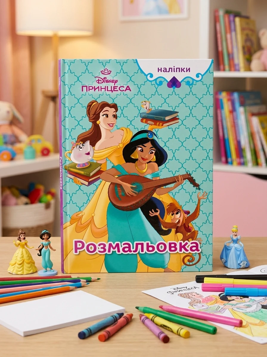 Принцеса Дісней. Розмальовка, — Дитяча література