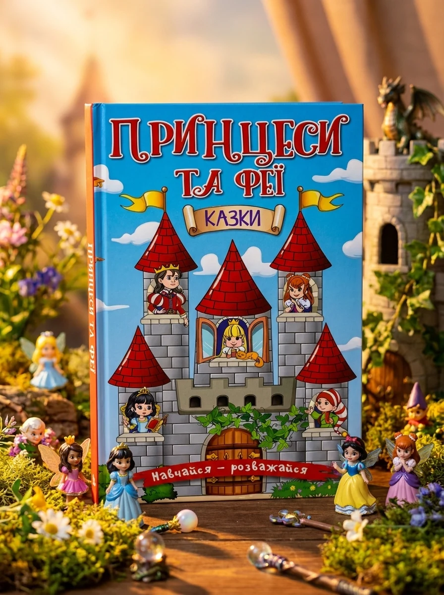 Принцеси та Феї. Навчайся – розважайся — Дитячі книги