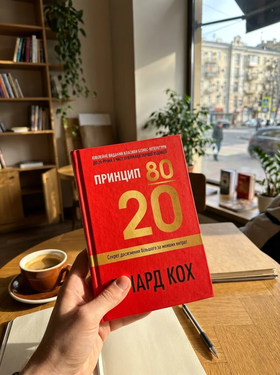 Принцип 80/20. Секрет досягнення більшого за менших витрат, оновлене, ювілейне видання — Бізнес та саморозвиток