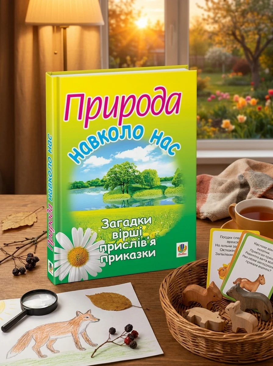 Природа навколо нас. Загадки, вірші — Дитяча література