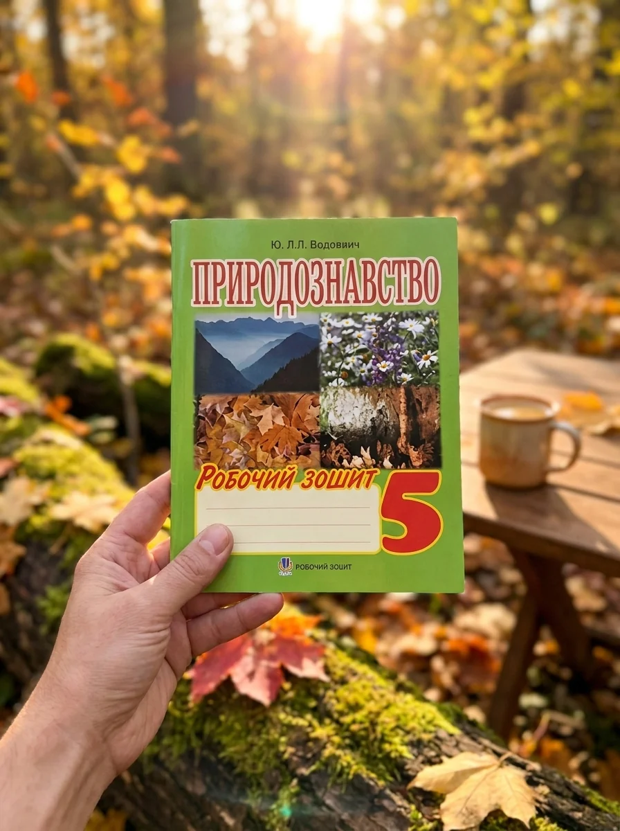 Природознавство. 5 клас. Робочий зошит — Іванна Олійник, обкладинка
