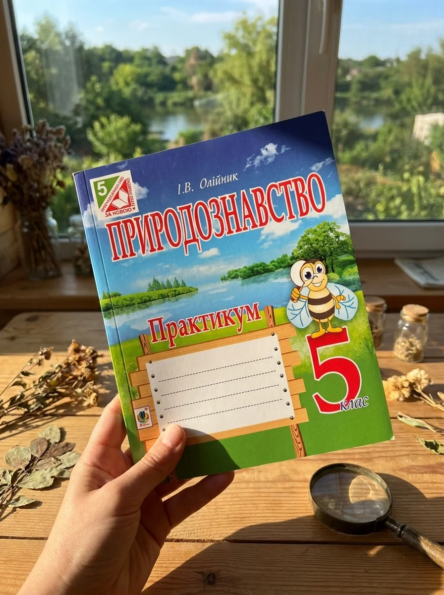 Природознавство. Практикум. 5 клас — Іванна Олійник, обкладинка