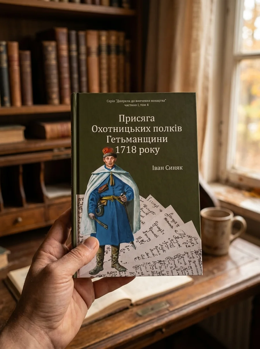 Присяга Охотницьких полків Гетьманщини 1718 року — Іван Синяк, обкладинка