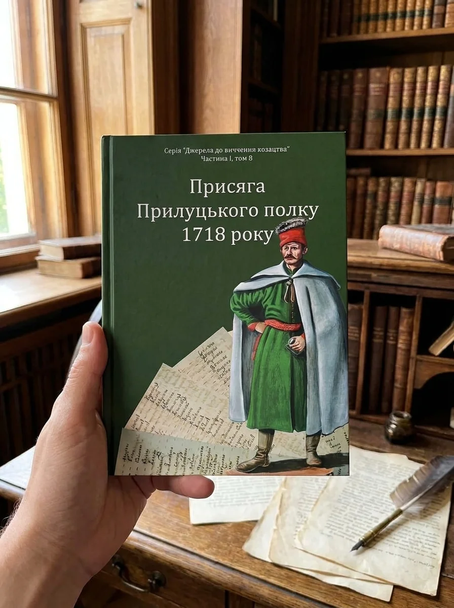 Присяга Прилуцького полку 1718 року, обкладинка