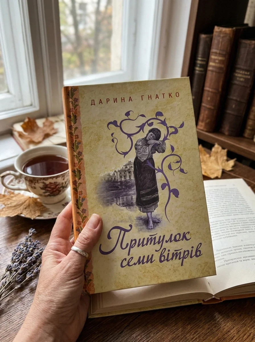Притулок семи вітрів — Гнатко Дарина, обкладинка