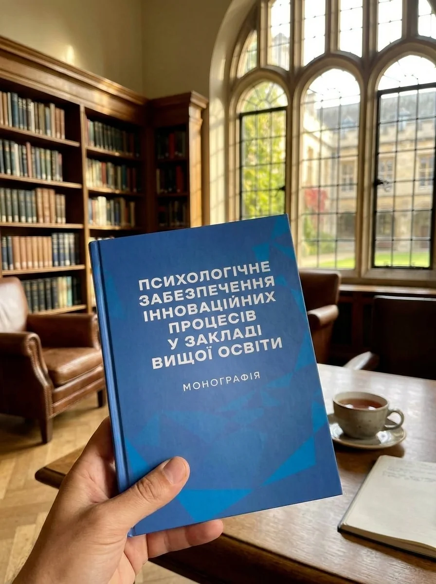 Психологічне забезпечення інноваційних процесів у закладі вищої освіти. Монографія — Наука та психологія