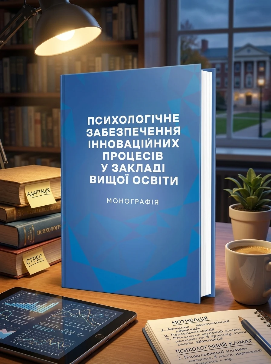 Психологічне забезпечення інноваційних процесів у закладі вищої освіти. Монографія, — Наука та психологія