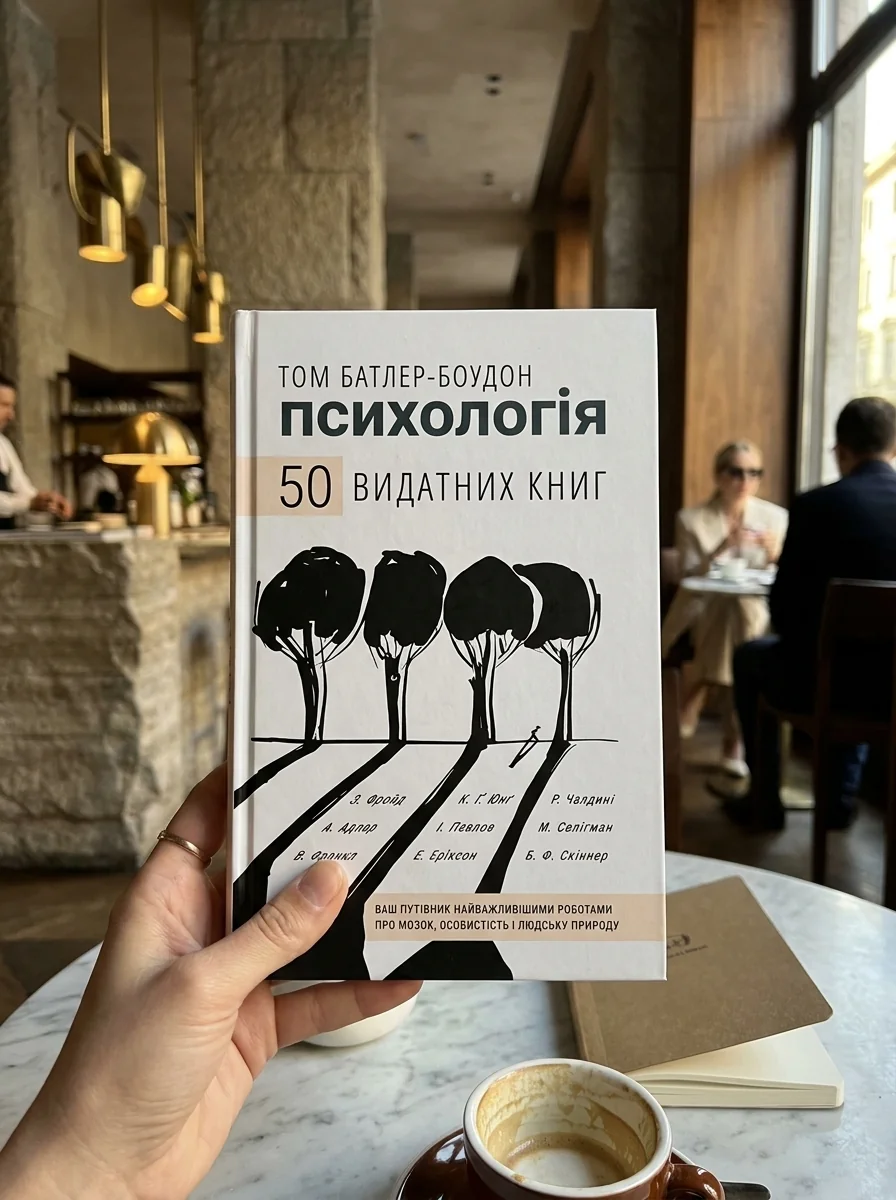 Психологія. 50 видатних книг.  Ваш путівник найважливішими роботами про мозок, особистість і — Том Батлер-Боудон, обкладинка