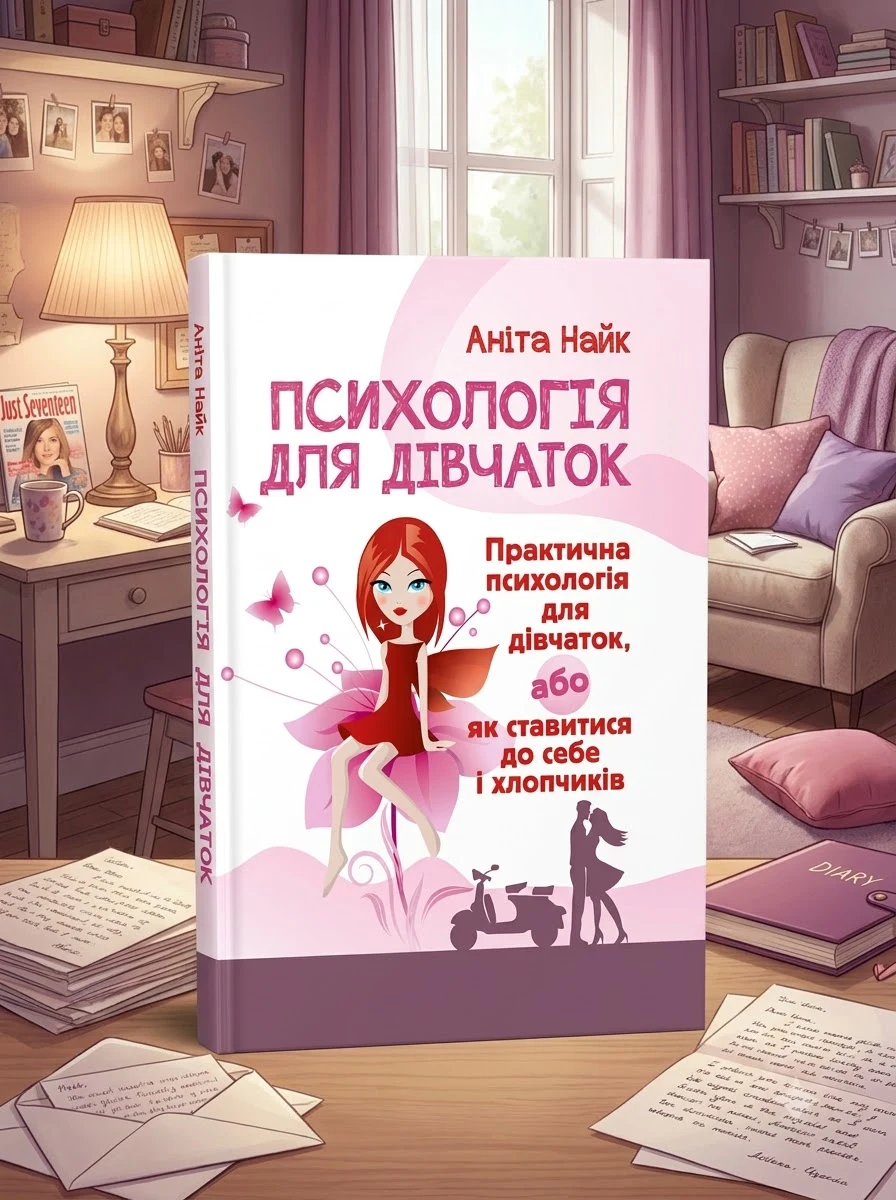 Психологія для дівчаток. Практична психологія для дівчаток, або як ставитися до себе та хлопчиків — Найк Аніта, обкладинка