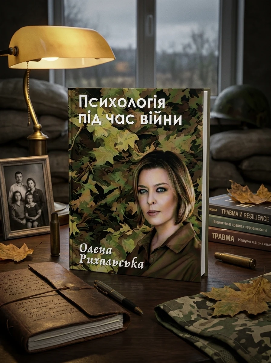 Психологія під час війни — Олена Рихальська, обкладинка