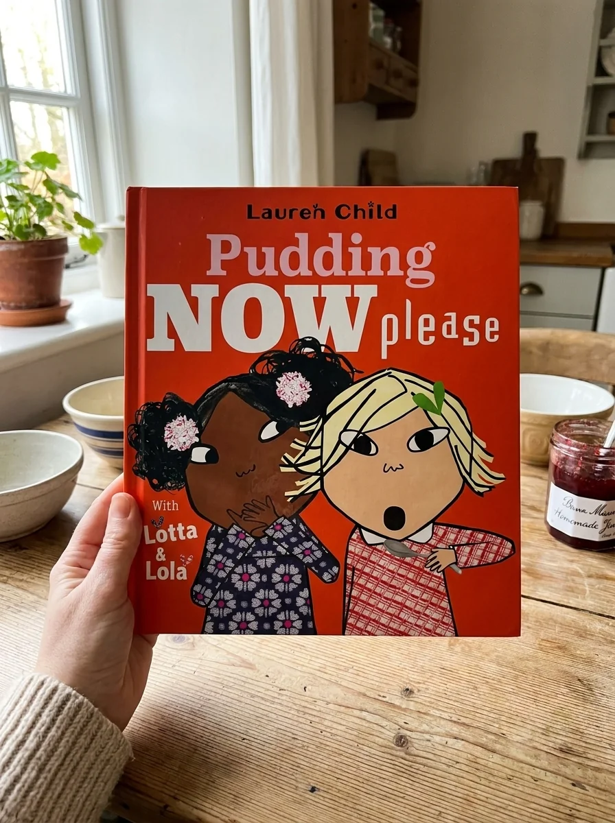 Pudding Now Please — Lauren Child, обкладинка