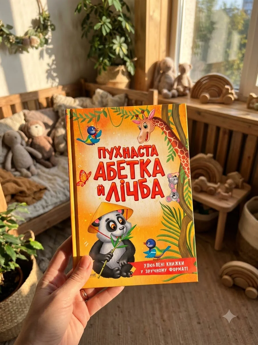 Пухнаста абетка й лічба | купити книгу онлайн