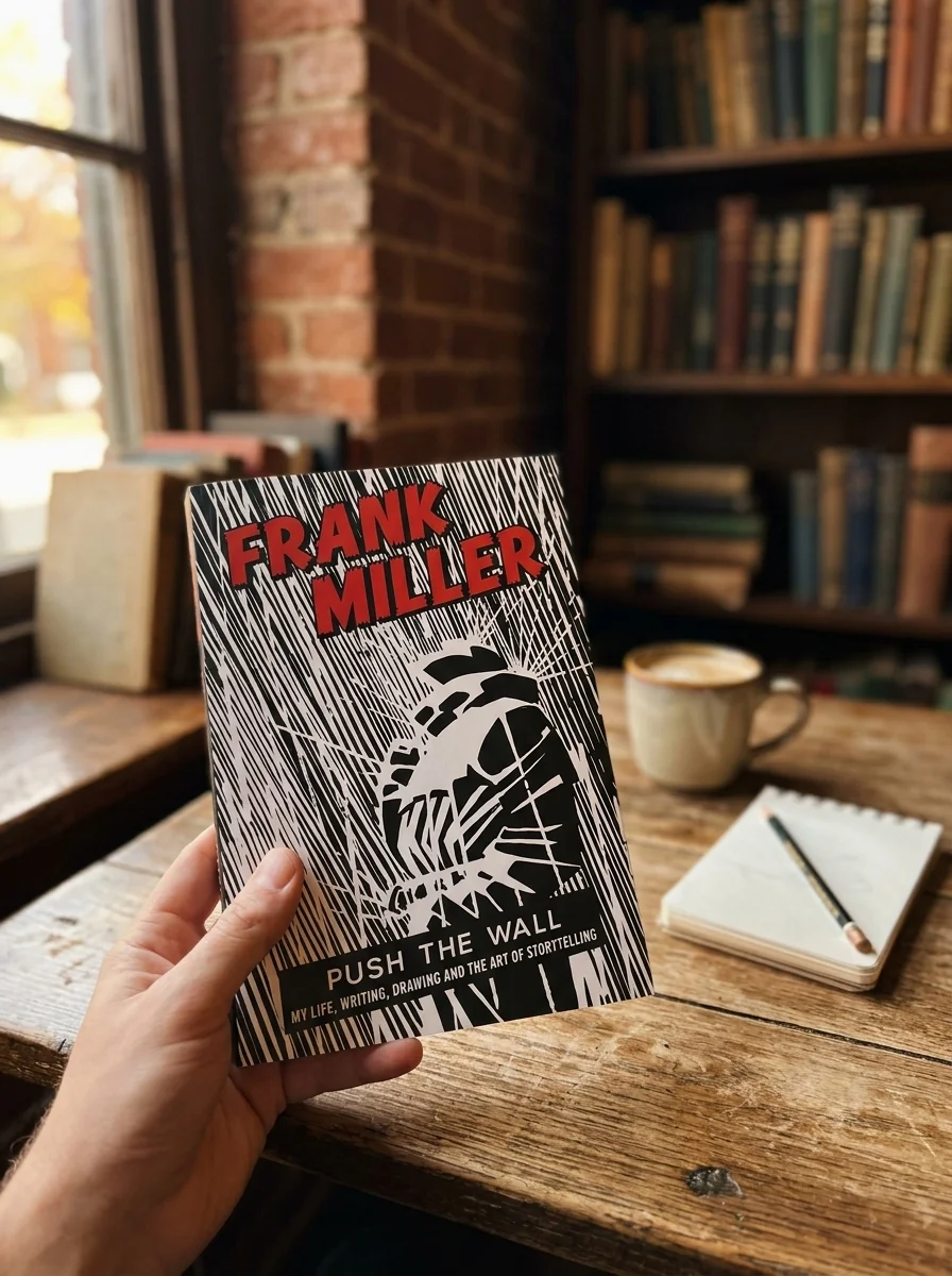 Push the Wall. My Life, Writing, Drawing and the Art of Storytelling — Френк Міллер, обкладинка