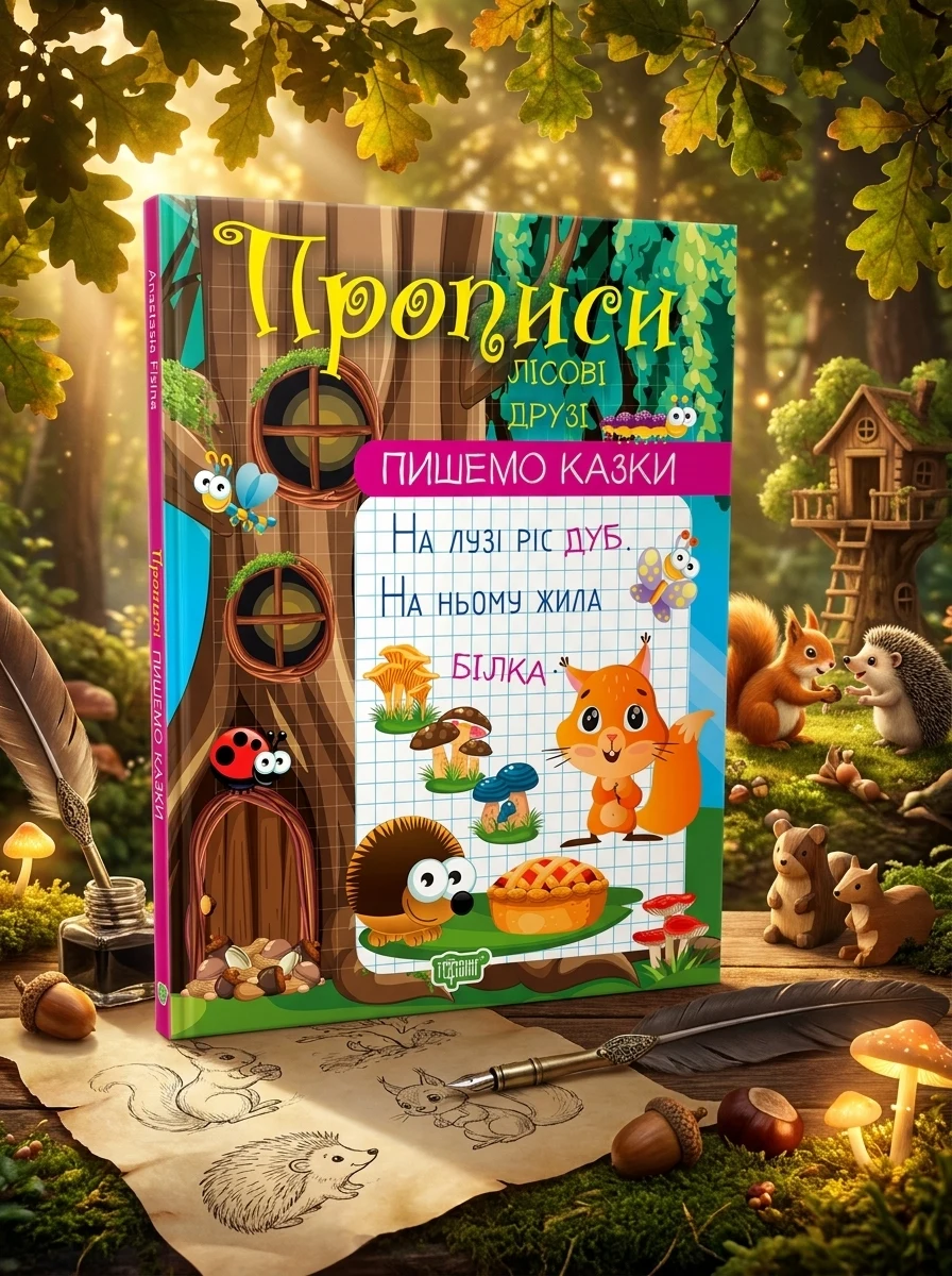 Пишемо казки. Лісові друзі — Дитяча література