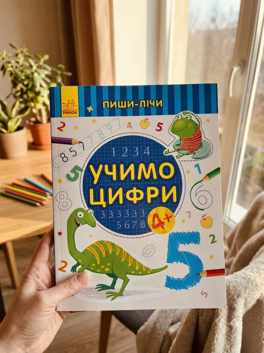 Пиши-лічи. Учимо цифри. Від 4 років — Розвивальні книги