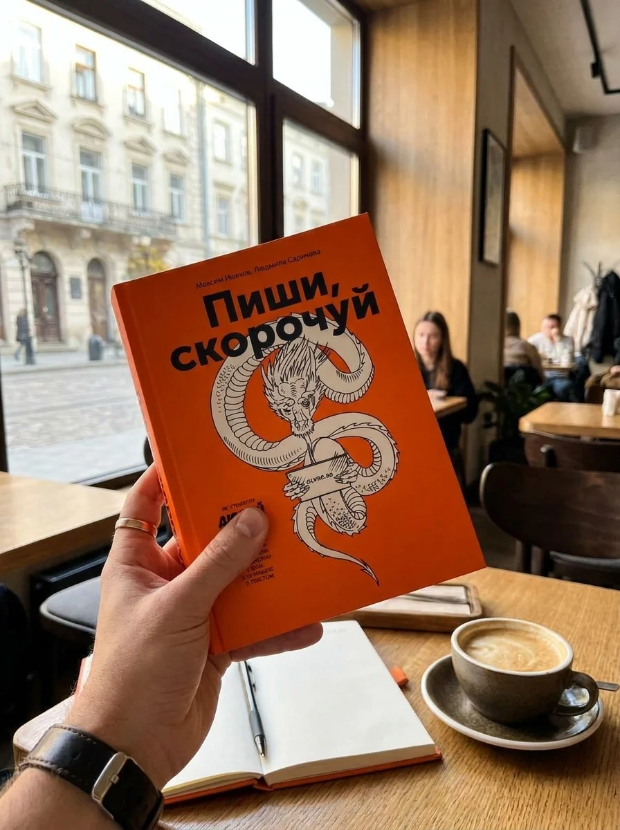 Пиши, скорочуй — Ільяхов М., обкладинка
