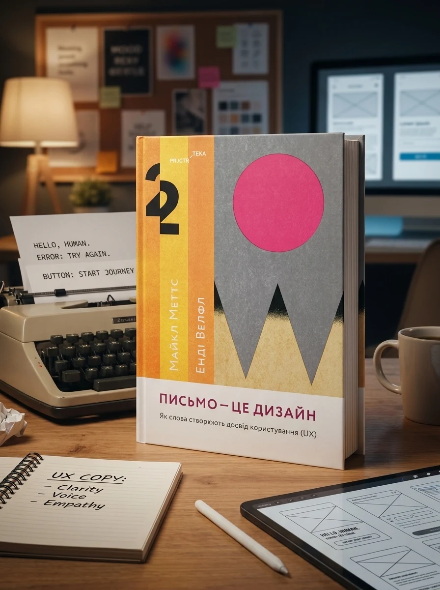Письмо — це дизайн: Як слова створюють досвід користування — Бізнес та саморозвиток