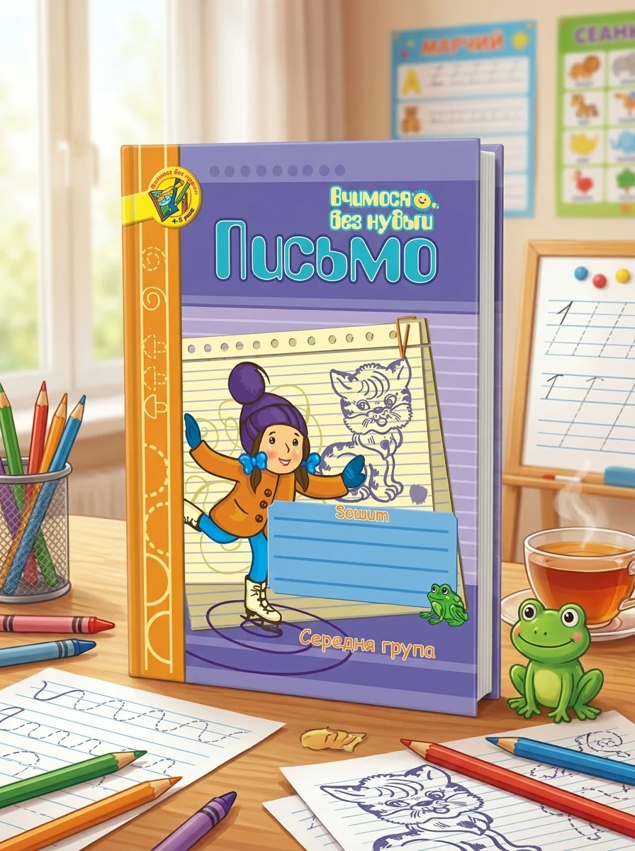 Письмо. Зошит для розвитку дрібної моторики руки. Середня група — фото 2