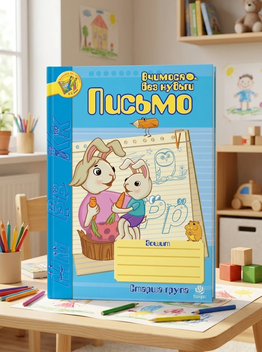 Письмо. Зошит для розвитку дрібної моторики руки. Старша група — фото 2