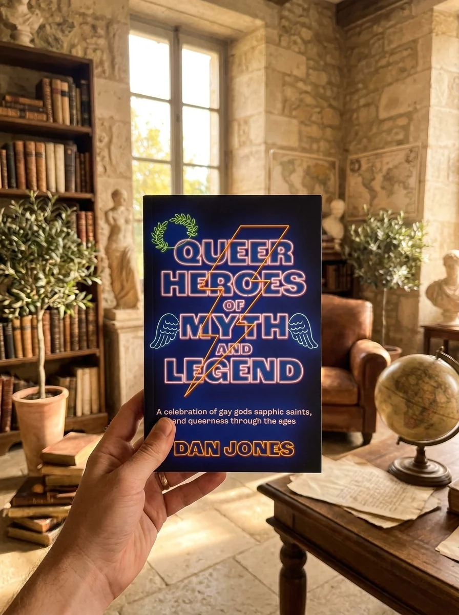 Queer Heroes of Myth and Legend — Dan Jones, обкладинка