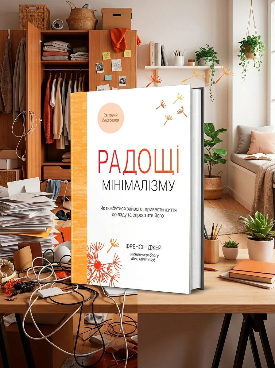Радощі мінімалізму. Як позбутися зайвого, привести життя до ладу та спростити його — Бізнес та саморозвиток