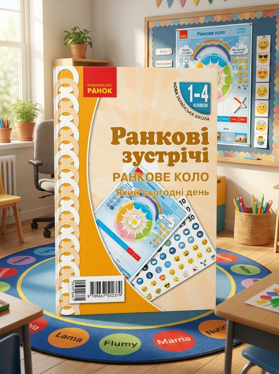 Ранкові зустрічі. Ранкове коло. Який сьогодні день. Плакат. 1-4 класи, — Вивчення мов
