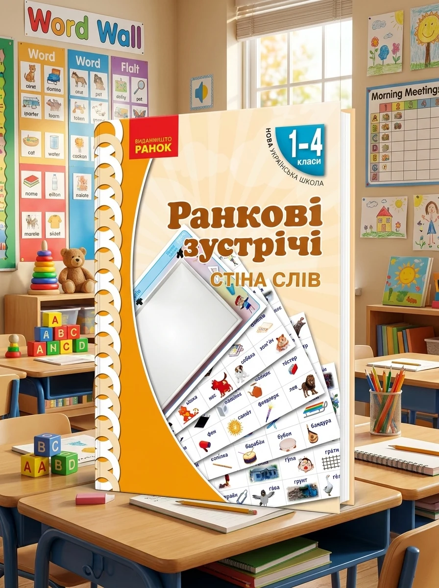 Ранкові зустрічі. Стіна слів. Комплект плакатів. 1-4 класи, — Вивчення мов