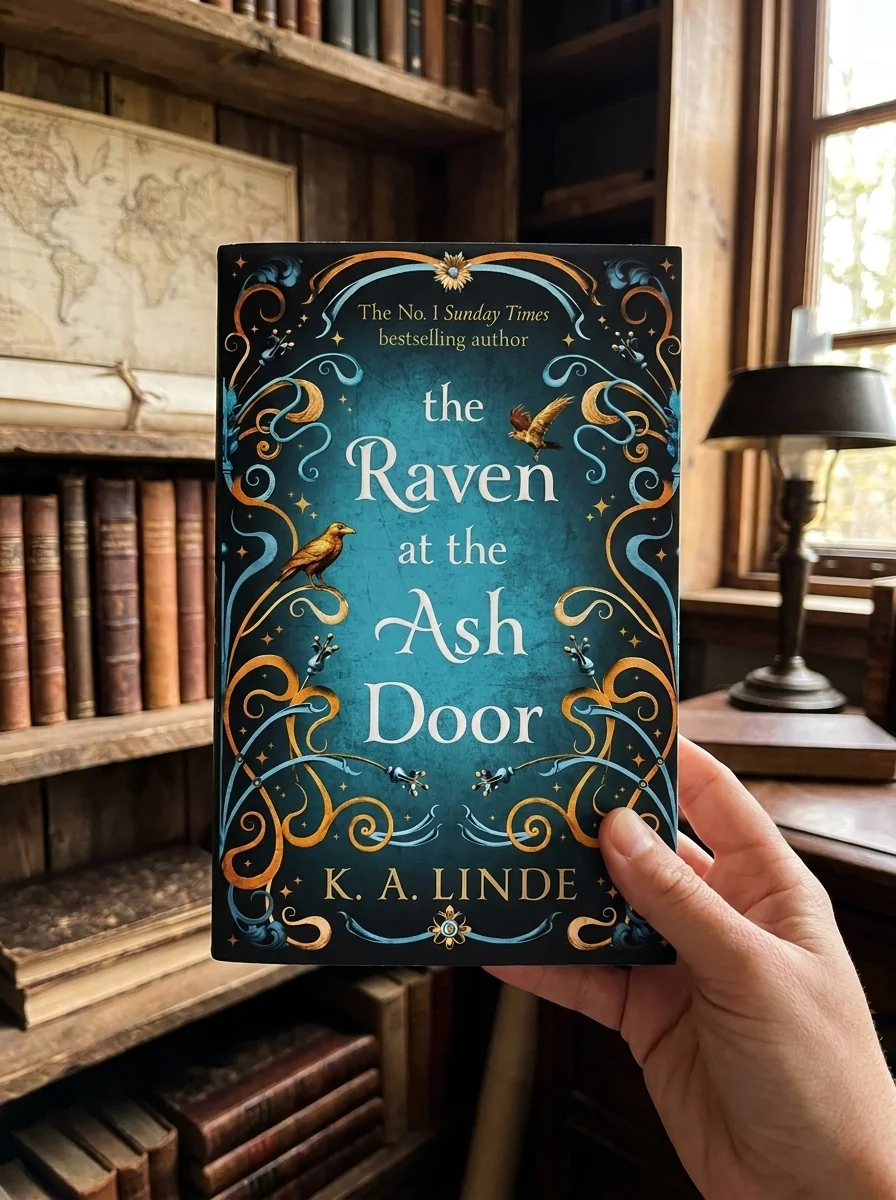Raven at the Ash Door — K. A. Linde, обкладинка