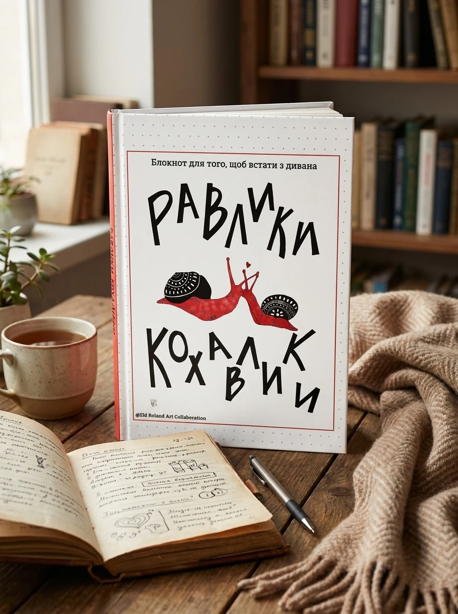 Равлики-кохавлики. Блокнот для того, щоб встати з дивана — Бізнес та саморозвиток