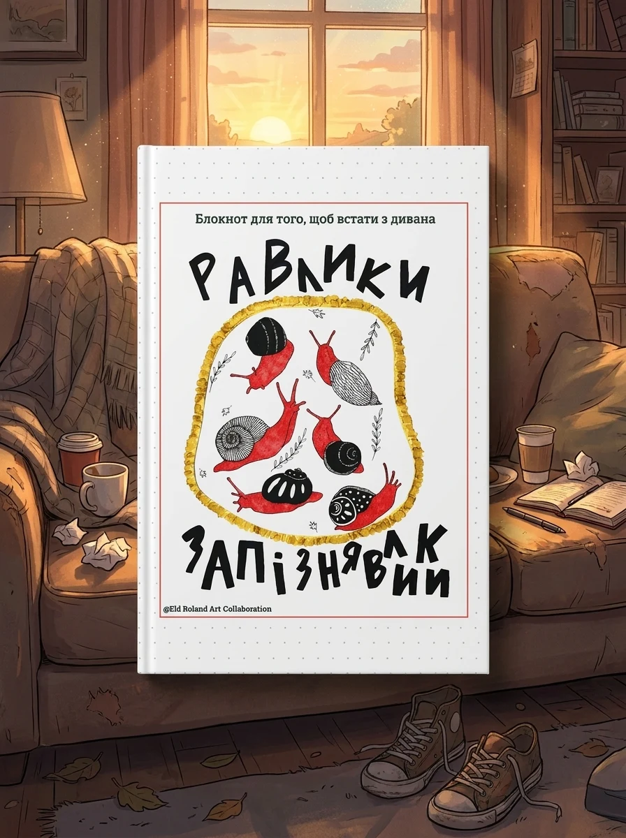 Равлики-запізнявлики. Блокнот для того, щоб встати з дивана — фото 2