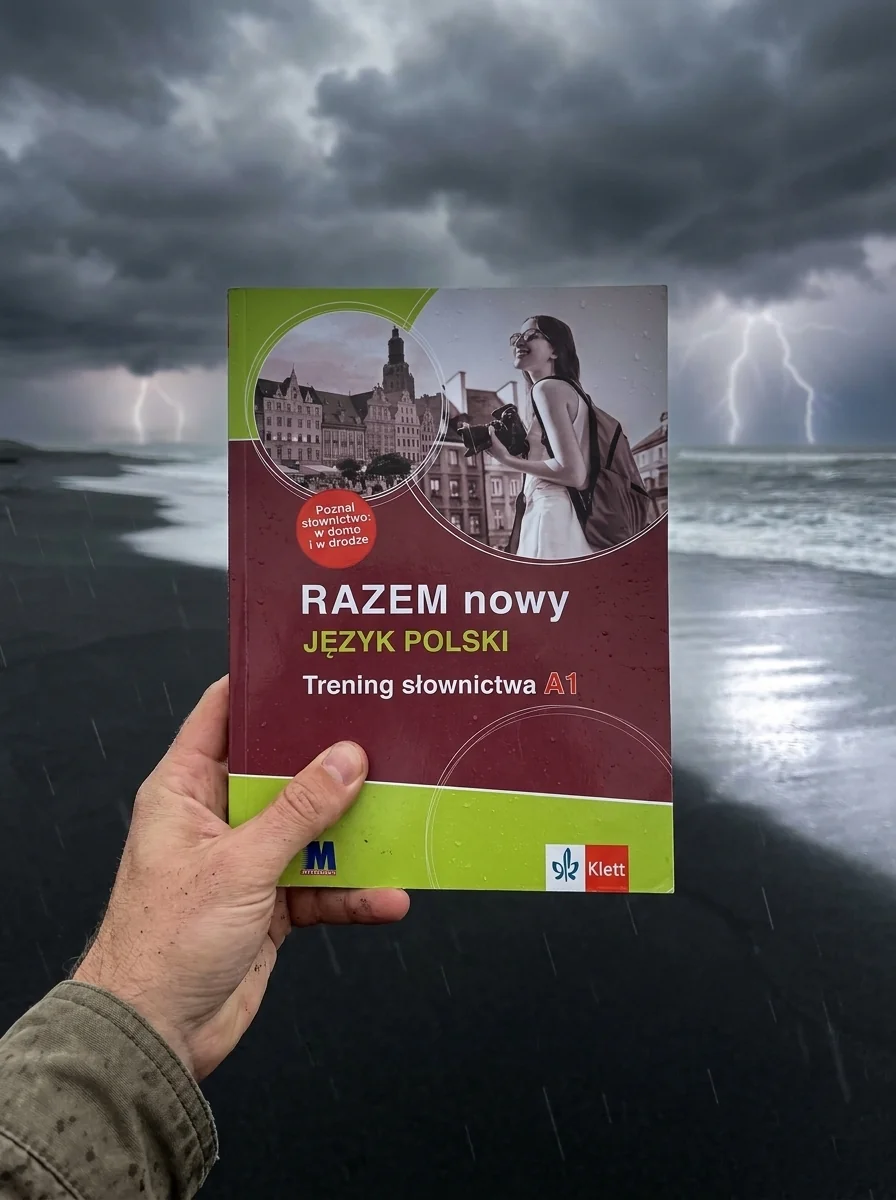Razem nowy. Język polski. Trening słownictwa A1. Зошит-словник — Павел Васілєвський, обкладинка