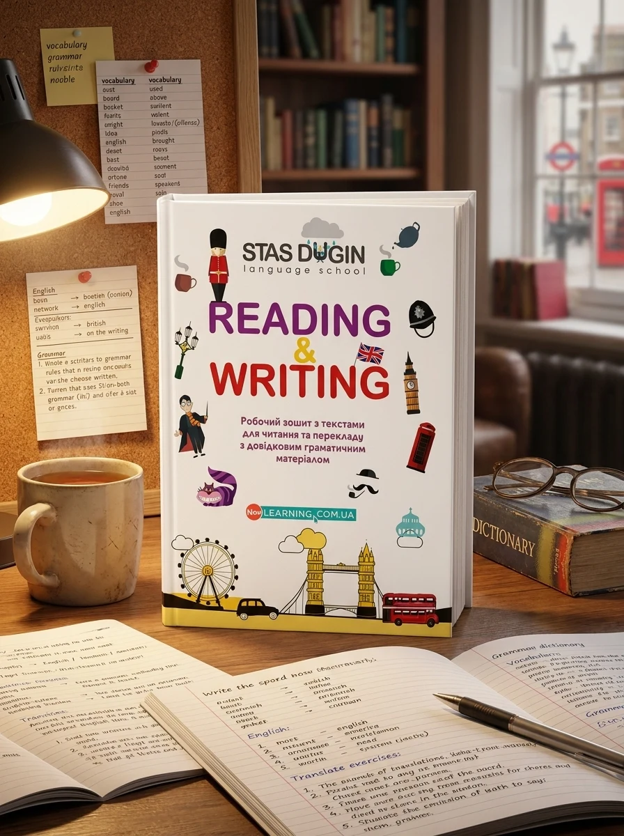 Reading & Writing. Робочий зошит з текстами для читання та перекладу з довідковим матеріалом — Вивчення мов