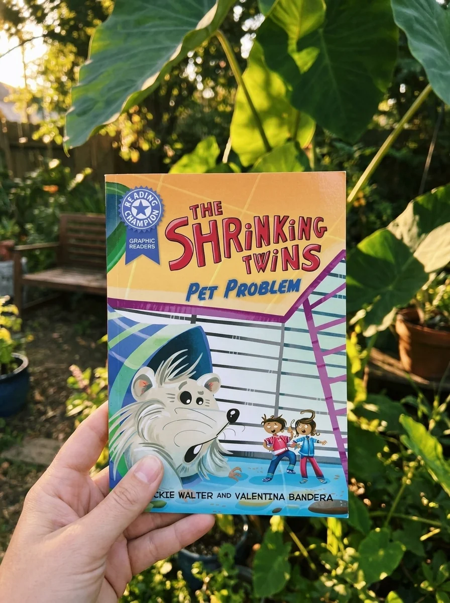Reading Champion: Graphics: The Shrinking Twins: Pet Problem — Jackie Walter, обкладинка