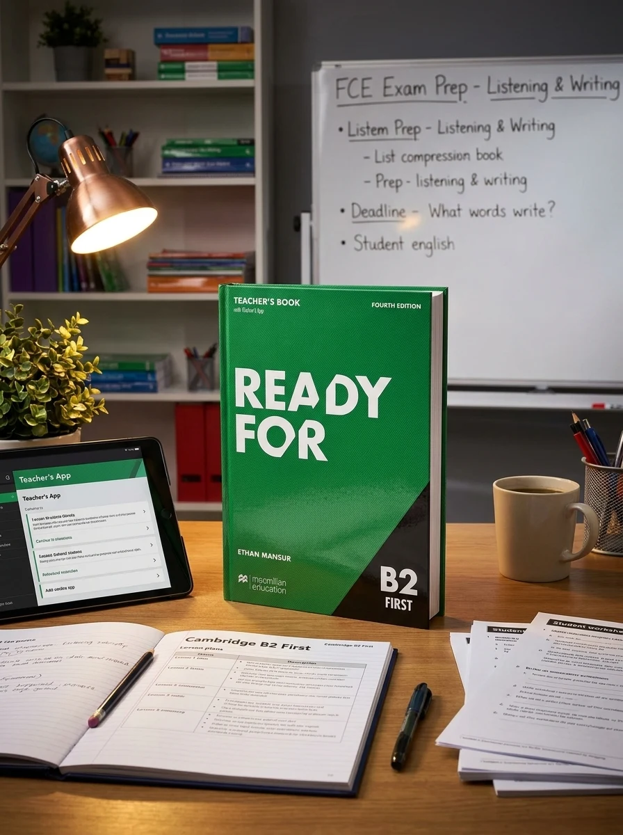 Ready for B2 First. Teacher's Book with Teacher's App 4th Edition — Ітан Мансур, обкладинка