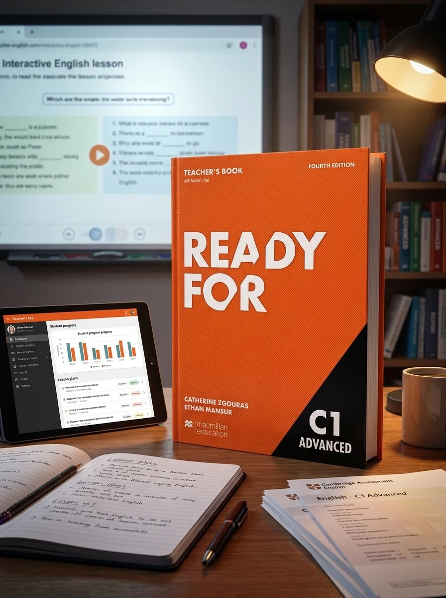 Ready for С1 Advanced Fourth Edition Teacher's Book with Teacher's App — Кетрін Згурас, обкладинка