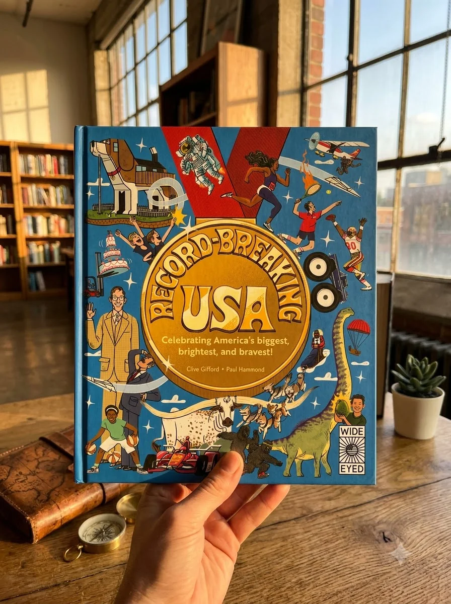 Record-Breaking USA — Clive Gifford, обкладинка