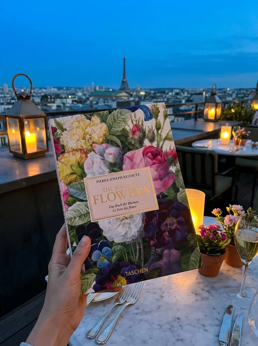 Redouté. The Book of Flowers — Волтер Лек, обкладинка