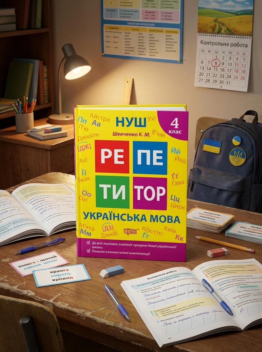 Репетитор. Українська мова. 4 клас — Вивчення мов