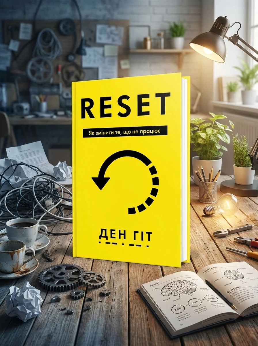 RESET. Як змінити те, що не працює — Ден Гіт, обкладинка