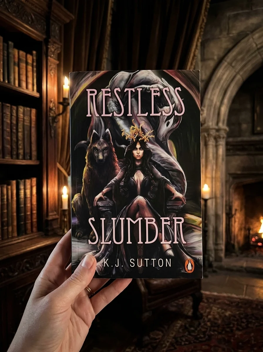 Restless Slumber — К.Дж. Саттон, обкладинка