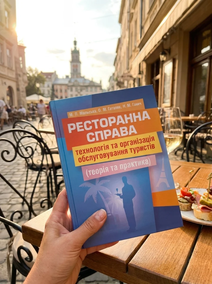 Ресторанна справа: технологія та організація обслуговування туристів. Підручник затверджений МОН України — Книги
