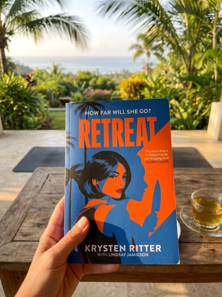 Retreat — Krysten Ritter, обкладинка