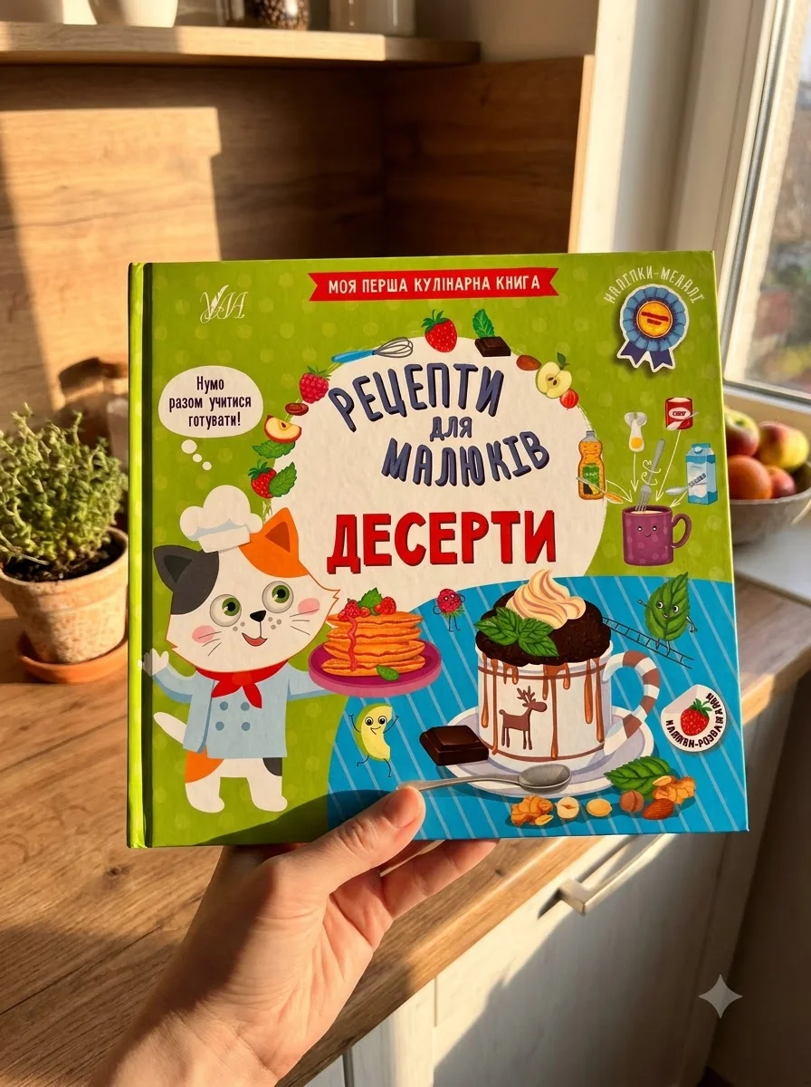 Рецепти для малюків. Десерти — Розвивальні книги