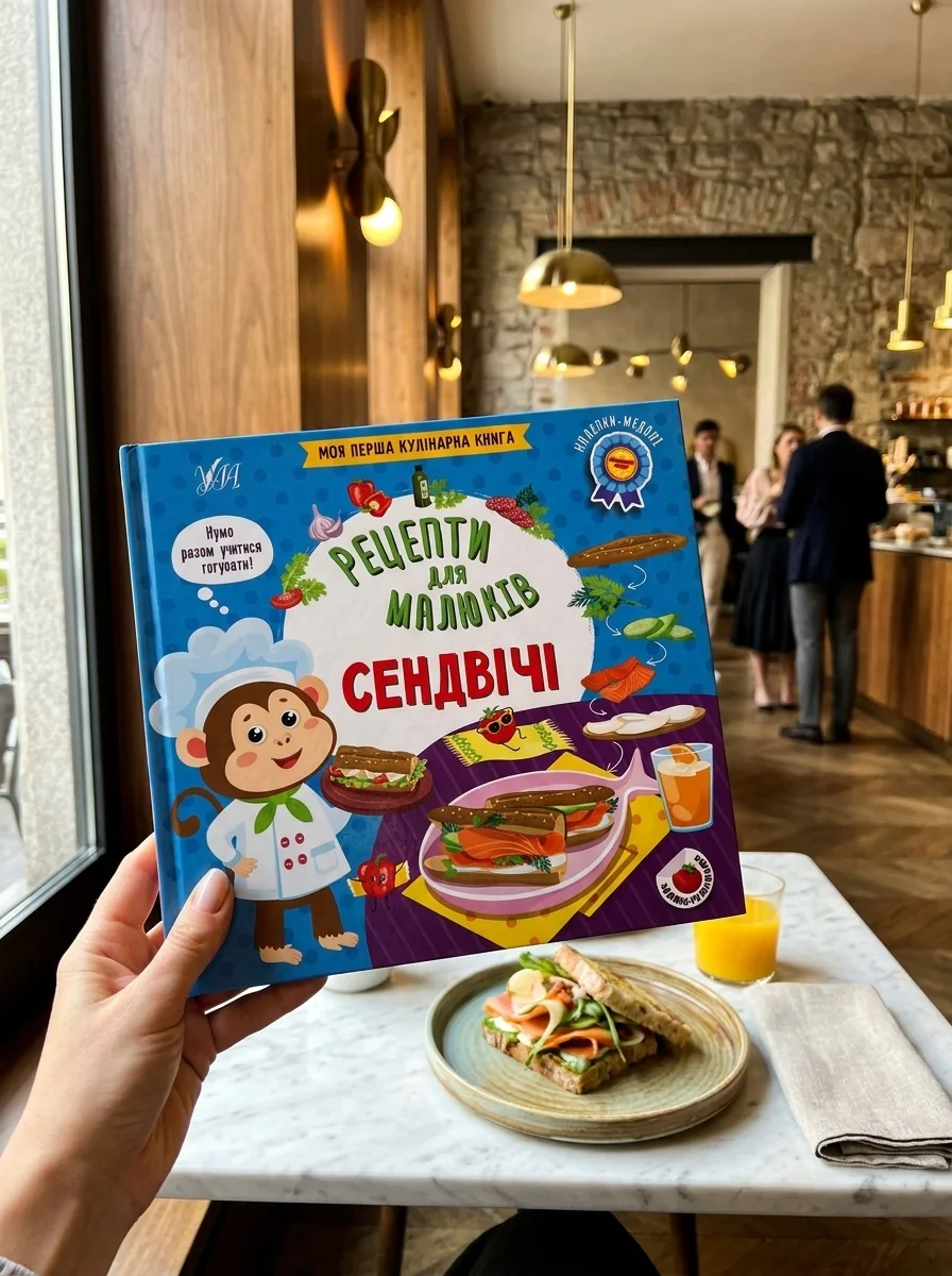 Рецепти для малюків. Сендвічі — Розвивальні книги