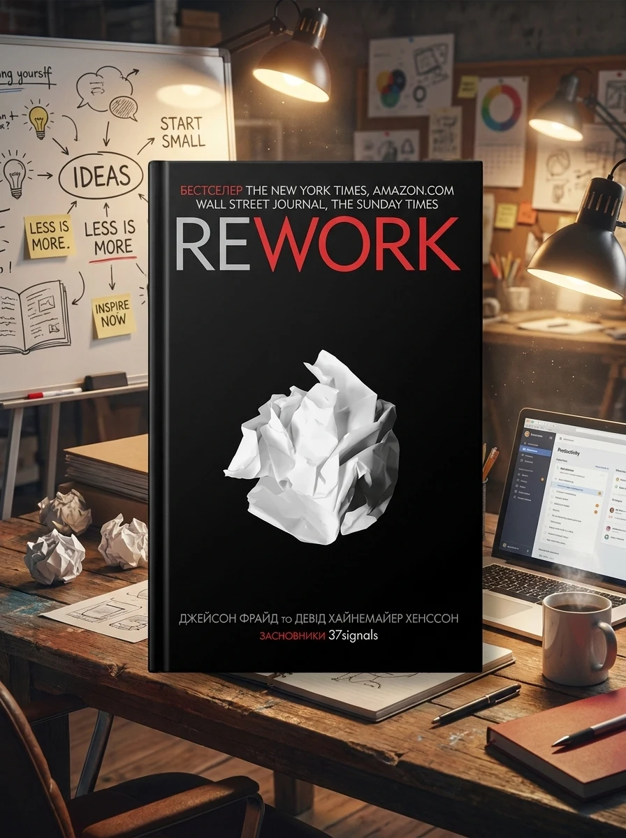 Rework. Ця книжка змінить ваш погляд на бізнес — Бізнес. Економіка. Право