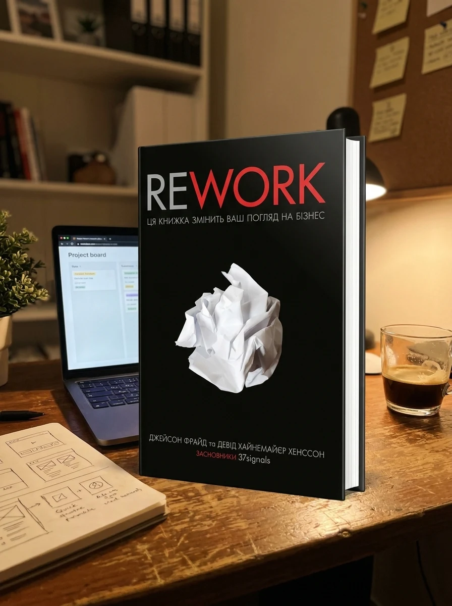 Rework. Ця книжка змінить ваш погляд на бізнес — Бізнес та саморозвиток