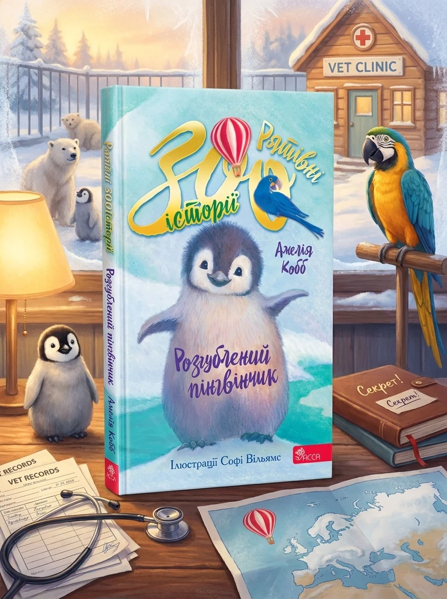 Рятівні зооісторії. Розгублений пінгвінчик. Книга 2